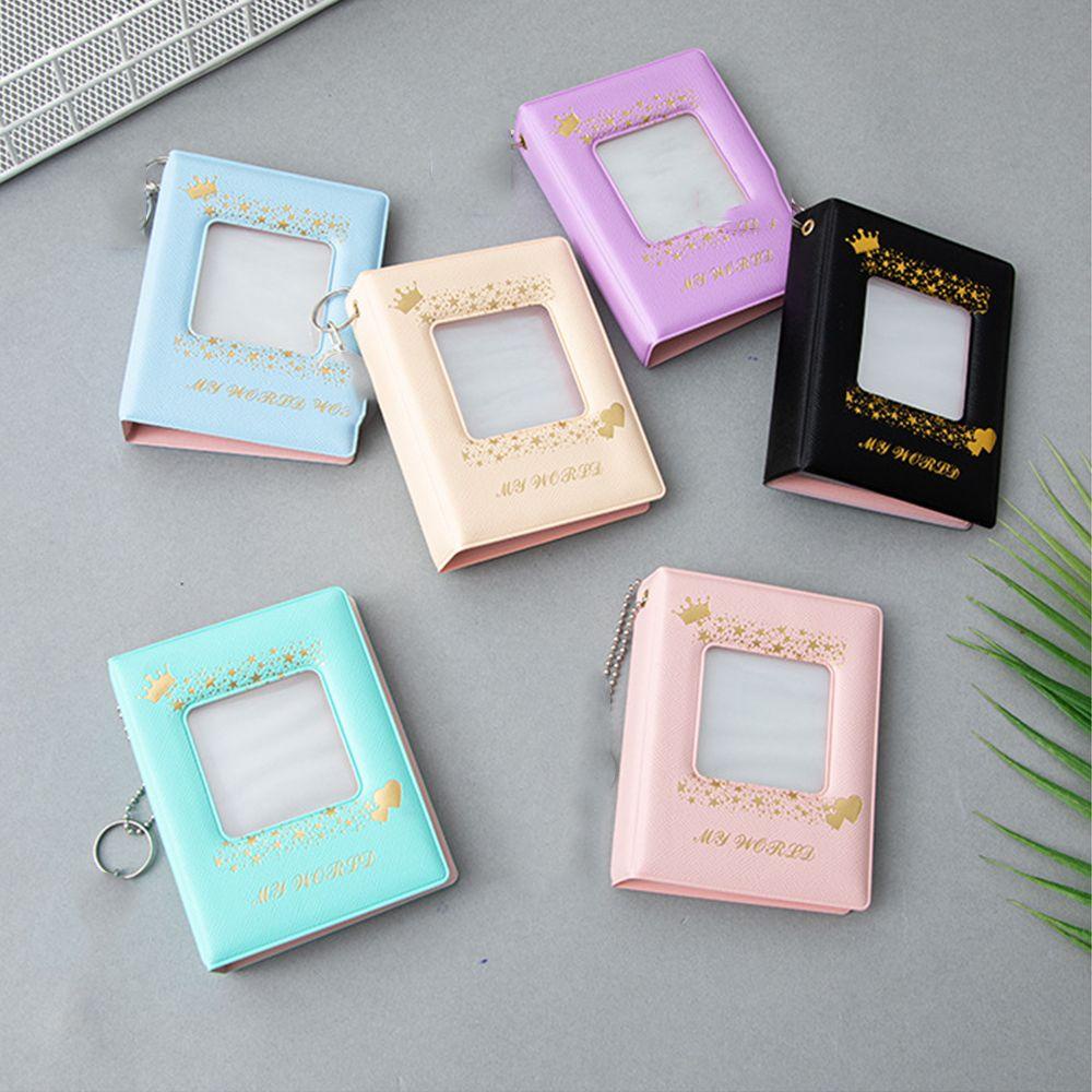 Suyo Photocard Holder Square Kpop Card Collect Buku Penyimpanan Kartu Nama