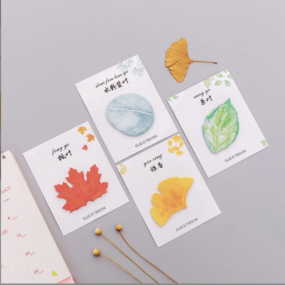 MEMO MODEL LEAF STICKY NOTES