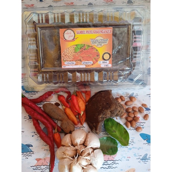 

sambel pecel khas nganjuk sambel bumbu pecel khas nganjuk varian original warung nasi pecel khas nganjuk kemasan 1kg