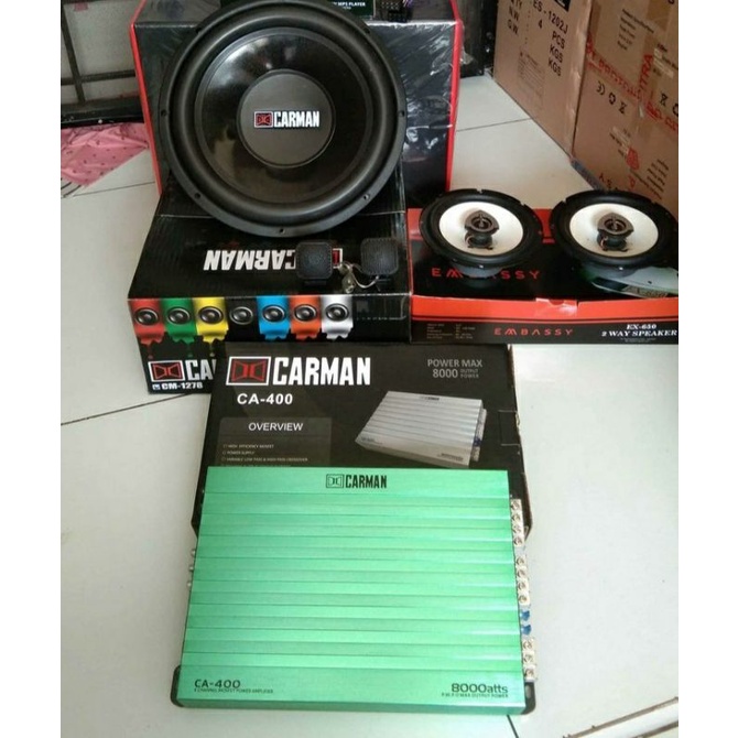 paket audio komplit full carman