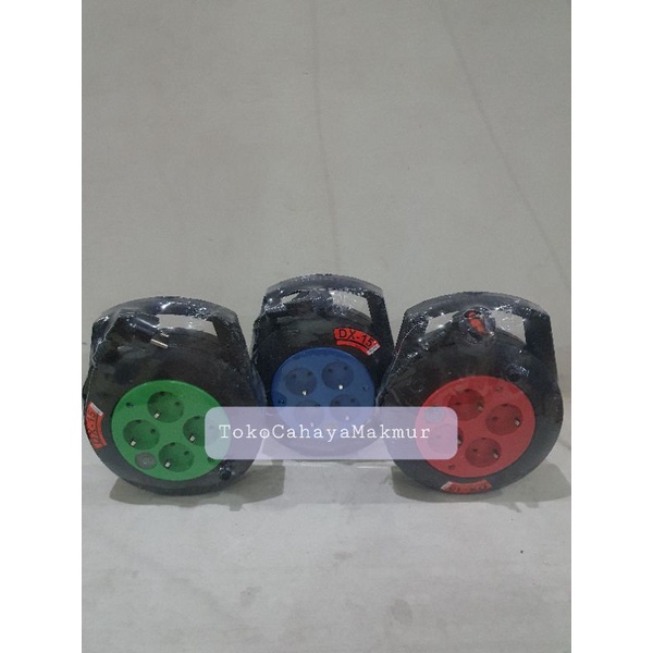 Kabel Roll/Stop Kontak/Kabel Box DX-15 DX15 + Lampu Indikator Dexta