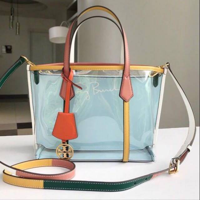 tory burch clear purse