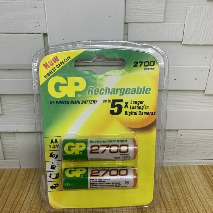 BATERAI CAS AA / A2 GP 2700mAh 1.2V BATRE CHARGER GP 2700 mAh AA / A2