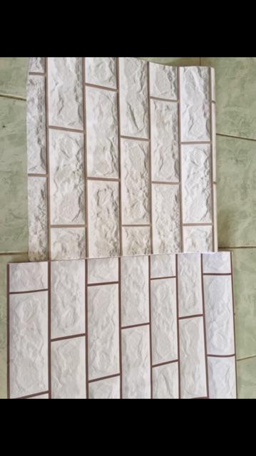 Genaris Grosir Premium Wps Wallpapaer Terlaris Bata Batu Kayu Wallpaper Dinding Sticker 45cm X 5m