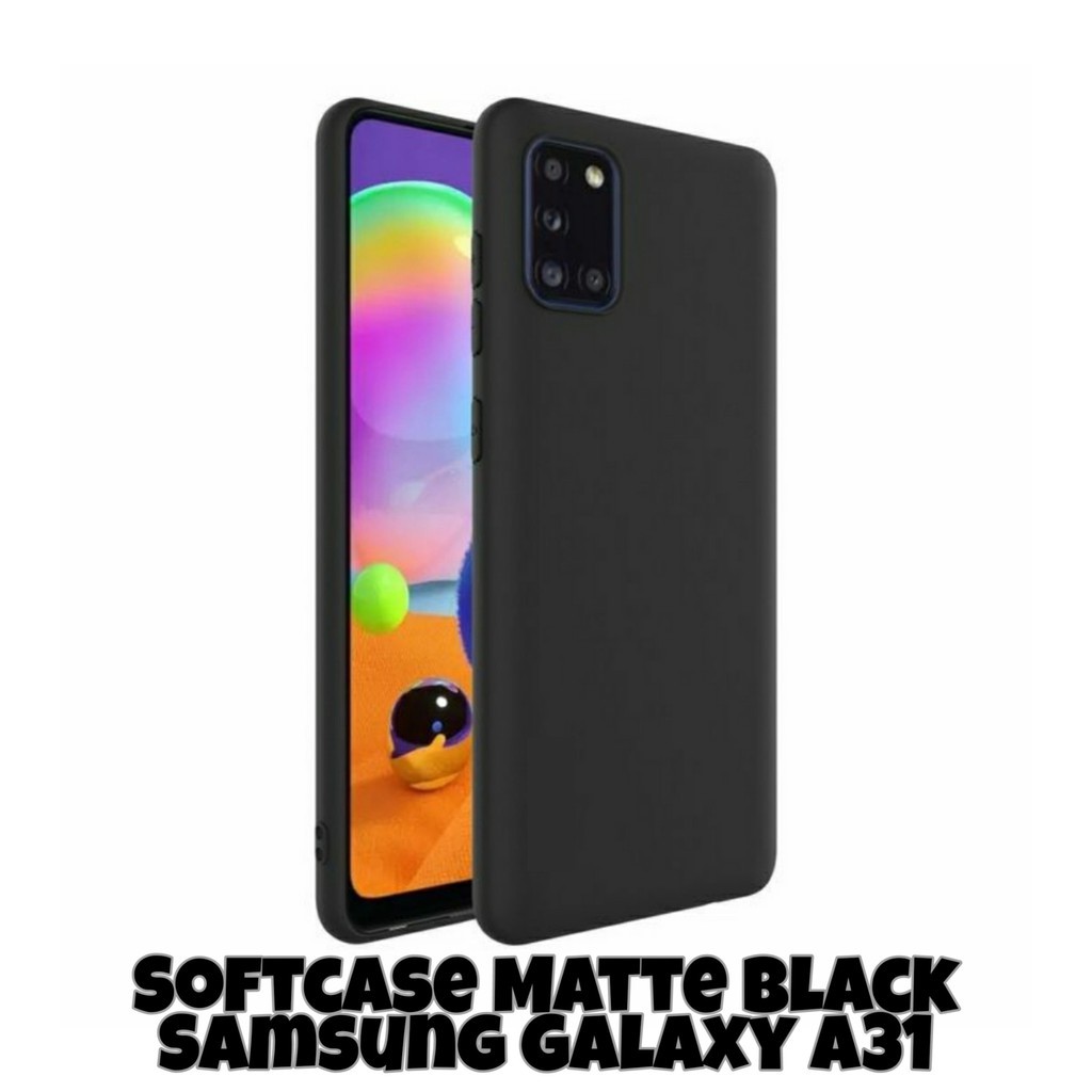 Case Samsung A31 (2020) Slim Soft Case Matte Black Premium