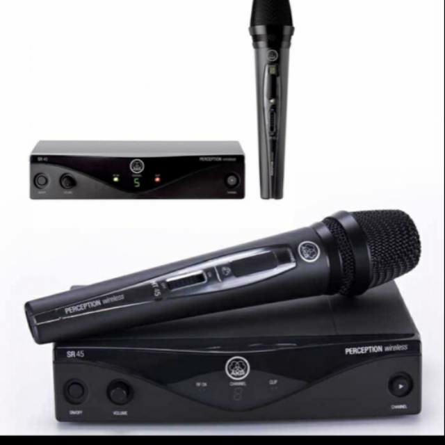 Mic Wireless AKG WMS 45 Vocal set Single mic original AKG Wms 45