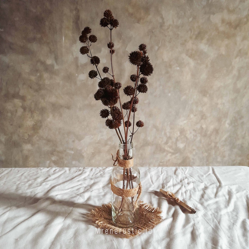 Bunga Kering Dekorasi Aesthetic Pom-pom