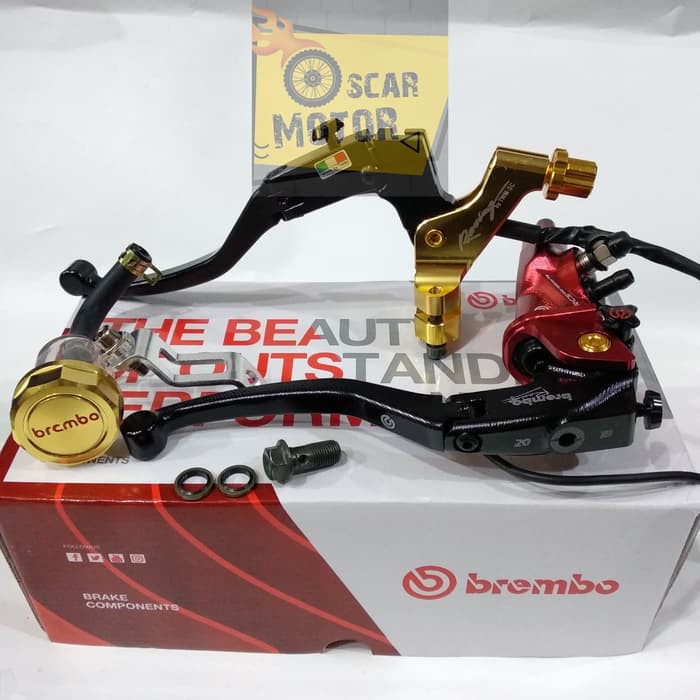 MASTER REM BREMBO RCS 19 CORSA CORTA TABUNG CNC TWM UNIVERSAL motor