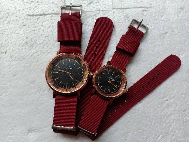 Jam Tangan Couple Dw Kanvas Harga Couple