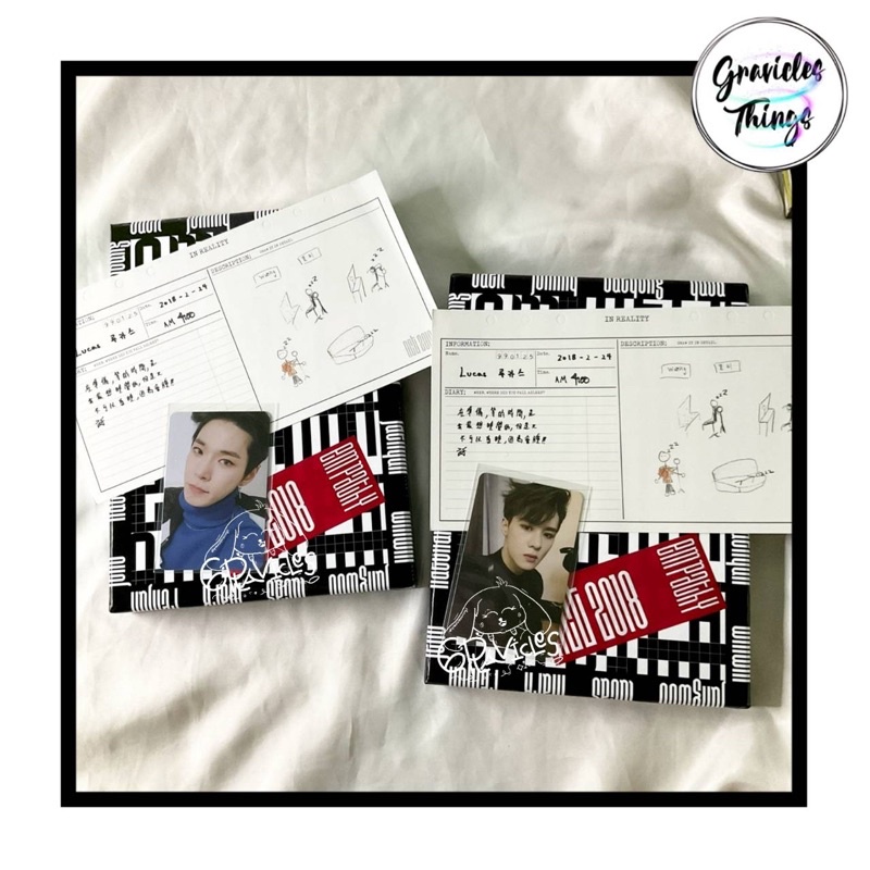 NCT 2018 EMPATHY REALITY DOYOUNG KUN PC PHOTOCARD LUCAS DIARY ALBUM UNSEALED VER VERSION
