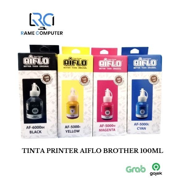 TINTA PRINTER AIFLO BROTHER VARIAN WARNA 100ML