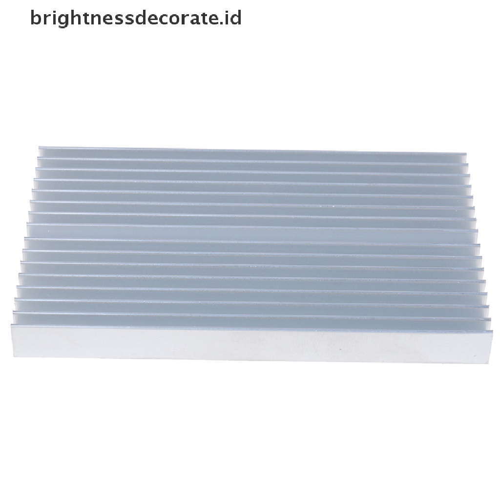 [birth] 100*60*10mm Aluminum Heatsink Cooler Chip Radiator for IC LED Power Transistor [ID]