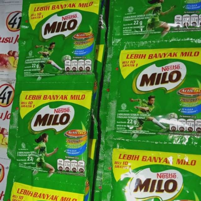 

Minuman Milo kemasan renteng