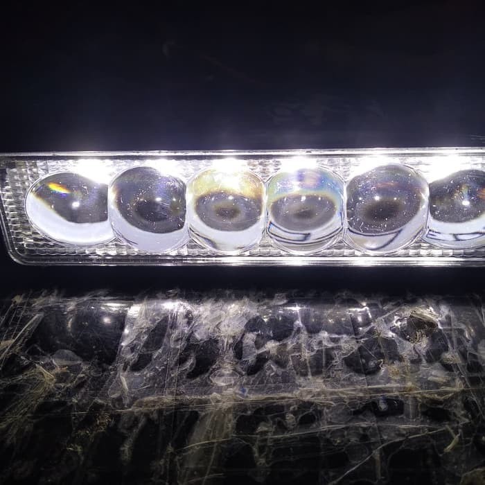 Lampu Tembak LED Bar Sorot 6 Mata Timbul Worklight 18W