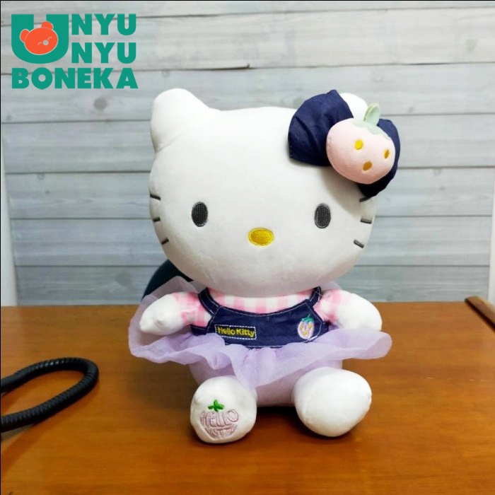 Boneka Hello Kitty Jeans Size 11&quot;/28cm/kucinglucu/disney/BonekaLembut