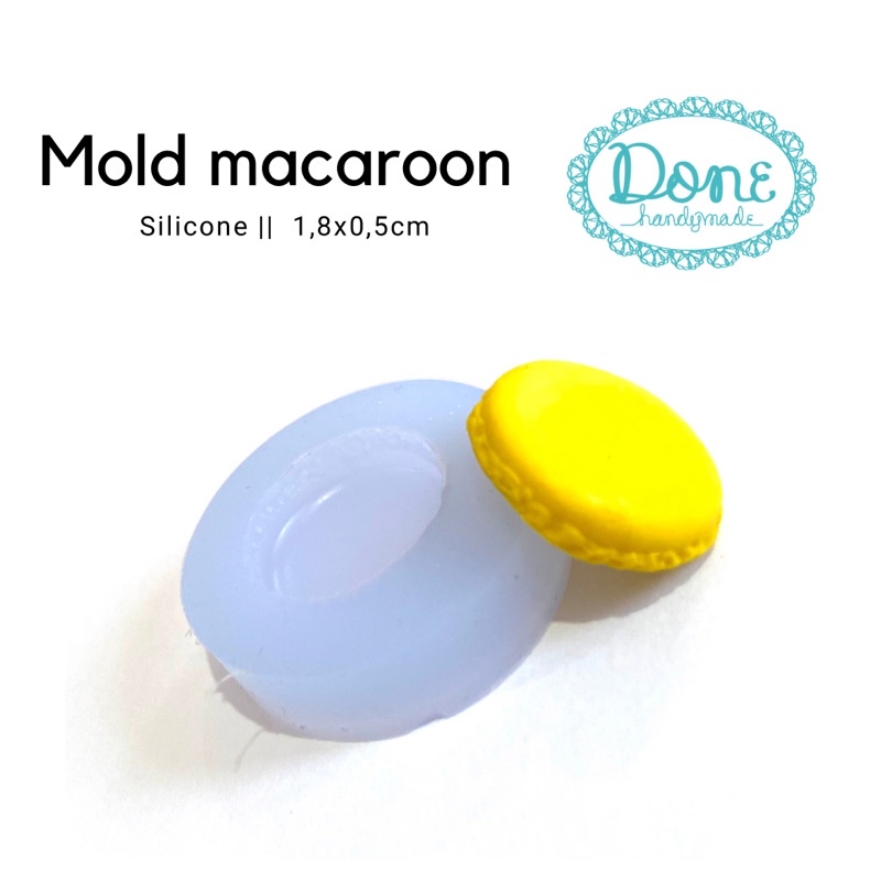 Mold clay mold resin cetakan clay cetakan resin macaroon