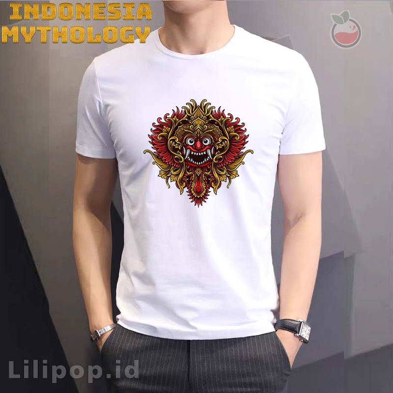 Lilipop Kaos Pria Adat Bali NKRI Baju Distro Basic Tshirt Kasual