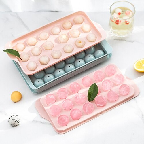 Cetakan Es Batu Bulat 33 Round Ice Cube Tray