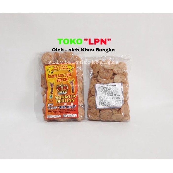 

Kemplang Mentah Super Cumi Merk Mahkota Berlian (500gram)