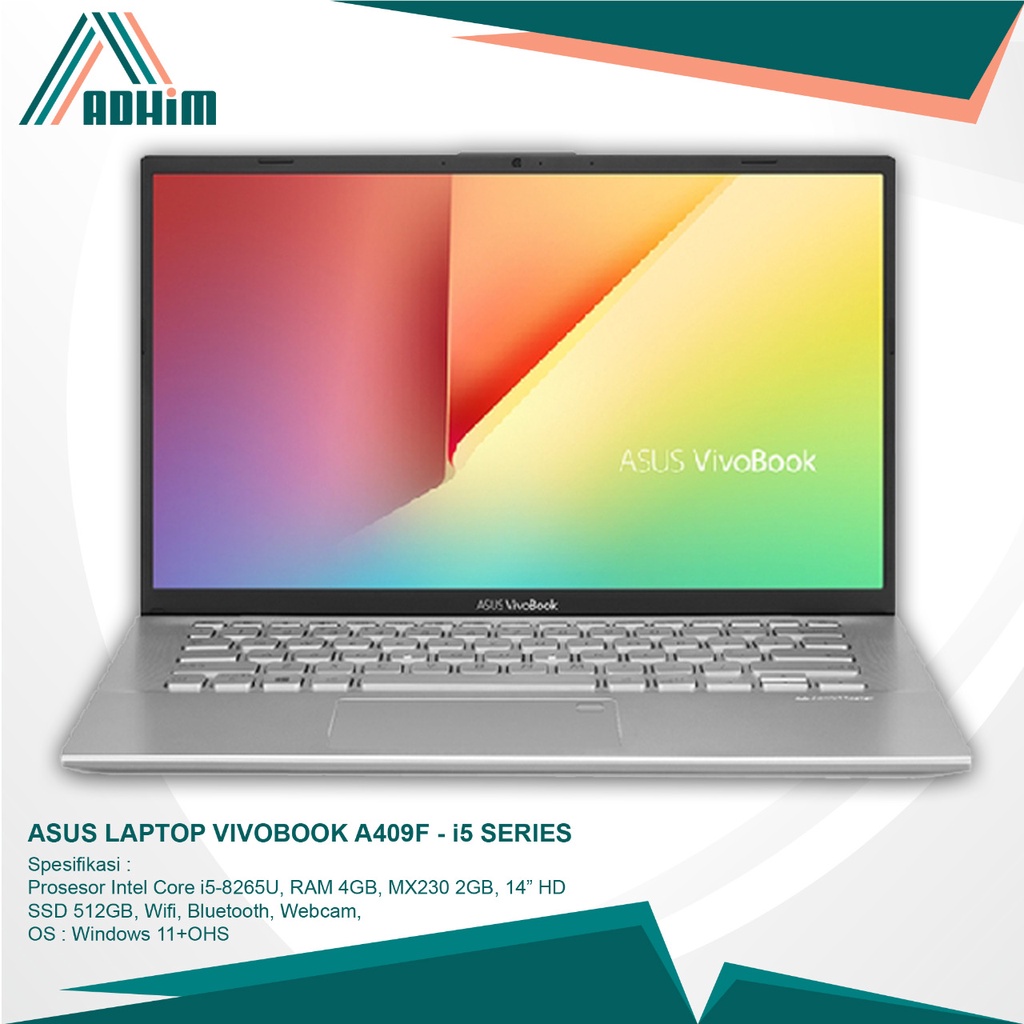 Asus Laptop Vivobook A409F - i5 Series