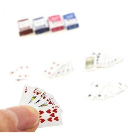 Pocker Card Miniature - Miniatur Kartu Poker