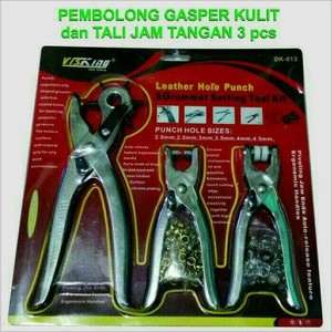 Visking Leather Hole Punch Grommet 3 Pcs Tang Pembolong Sabuk Termurah