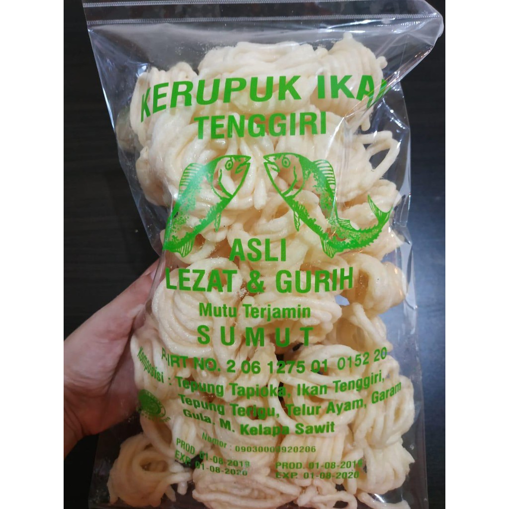 

[ Ready Medan ] Kerupuk Ikan Keong 130gr Khas Palembang / Kerupuk ikan Tenggiri