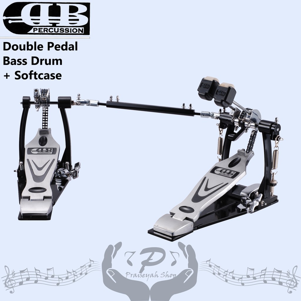 DB Percussion Double Pedal Bass Drum DDPD-669 Original Include Bag Tas