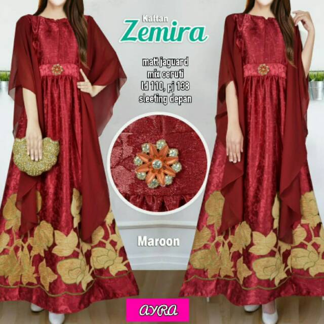 Kaftan zemira mat jaguard//kaftan terbaru
