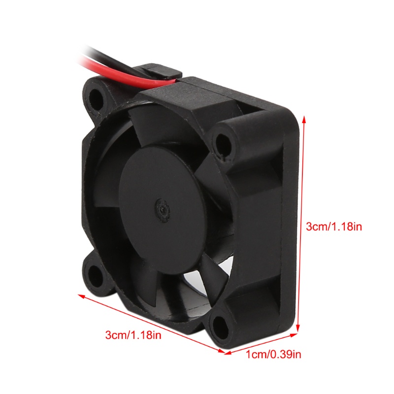 Bt 30mm 3010kipas Blower 12V 3D Printer 12Volt Fans Blower Untuk Turbin Turbo Dual Bearing Brushless Cooling 30x30x10mm