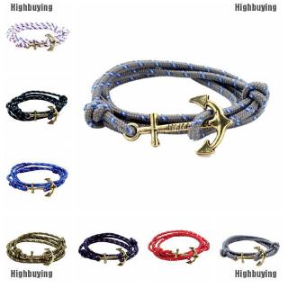 Gelang Tangan Motif Tali Jangkar untuk Wanita & Pria