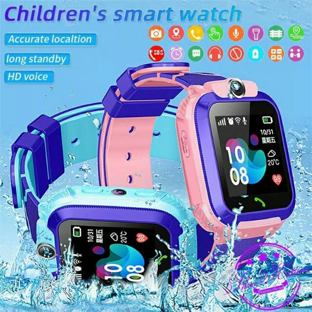  JAM  TANGAN  ANAK  KIDS SMART WATCH PHONE GPS TRACKER 