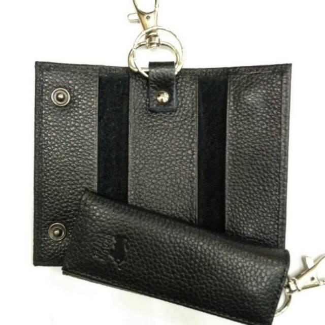 Gantungan kunci mobildan motor/dompet STNK mini/aksesoris mobil/dompet kunci Braun buffel