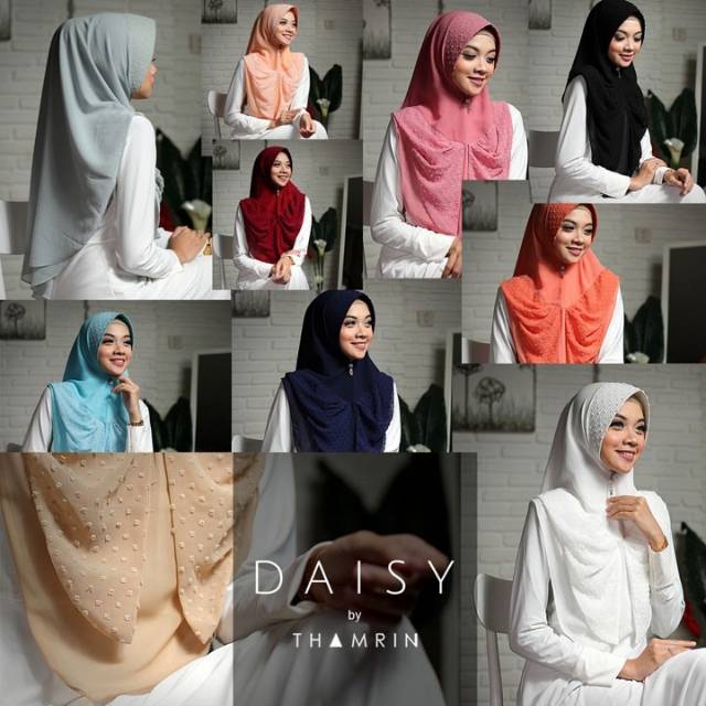 Khimar Daisy by thamrin hijab
