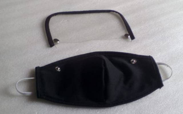 Masker 2 in 1 + Face shield