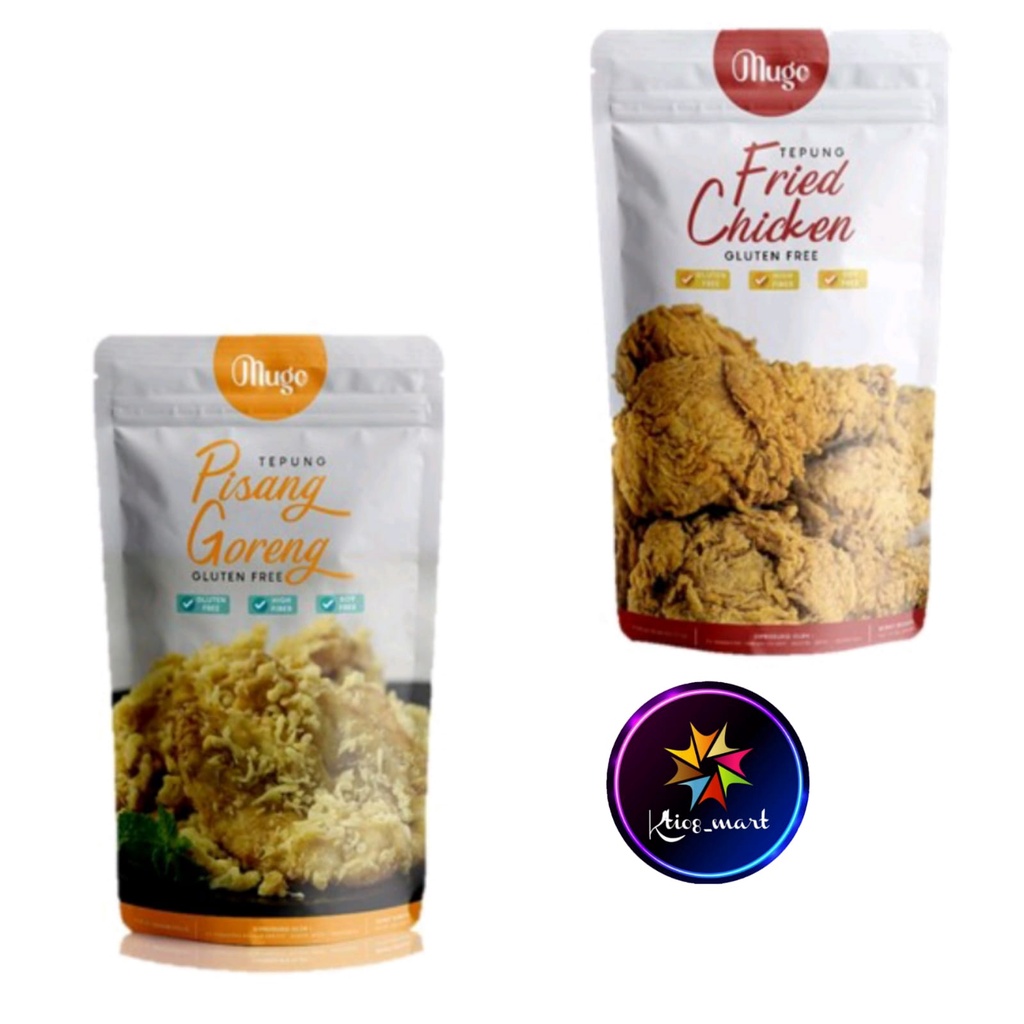 

Mugo Tepung Fried Chicken dan Tepung Pisang Goreng 250gr/ Tepung Siap Pakai/Tepung Instan