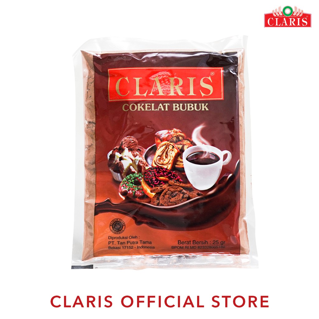 

Claris Cokelat Bubuk (isi 20 pcs @25 gr)