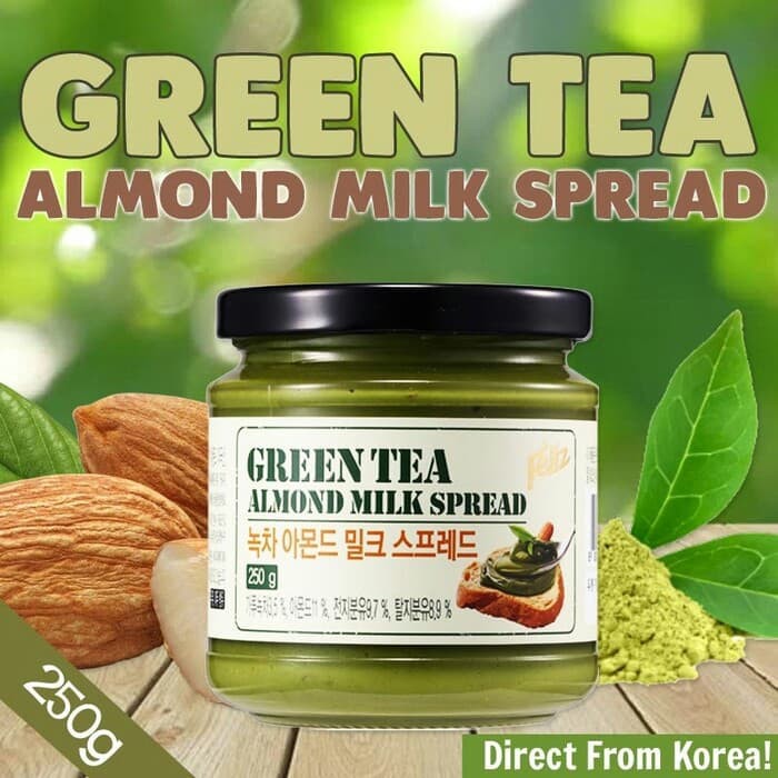 

Feliz Green Tea Almond Milk Spread Selai Roti Olesan Roti Teh Hijau