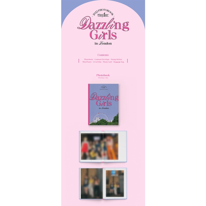 Kep1er - 2022 PHOTOBOOK Dazzling Girls in London (online POB)