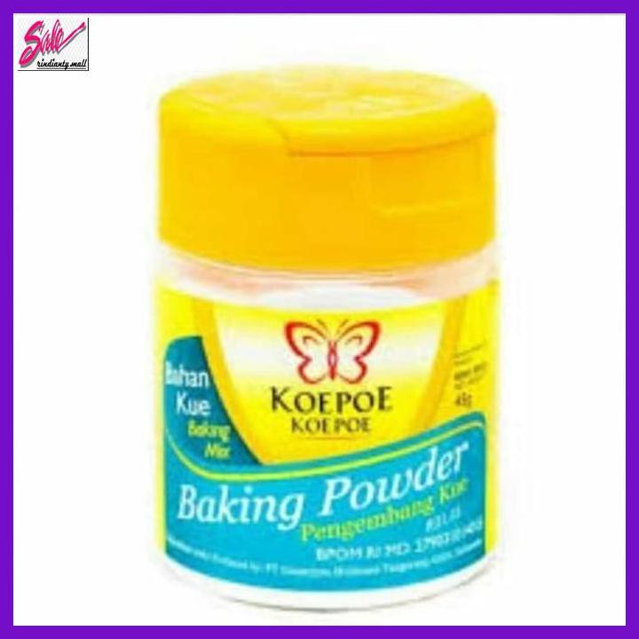 

DERPOWBAKING- KOEPOE KOEPOE BAKING POWDER 45 GRAM -ASLIII.