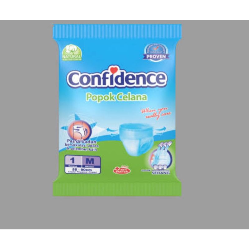 Confidence Popok Celana Dewasa Renceng Isi 4pcs Confidence Popok Celana