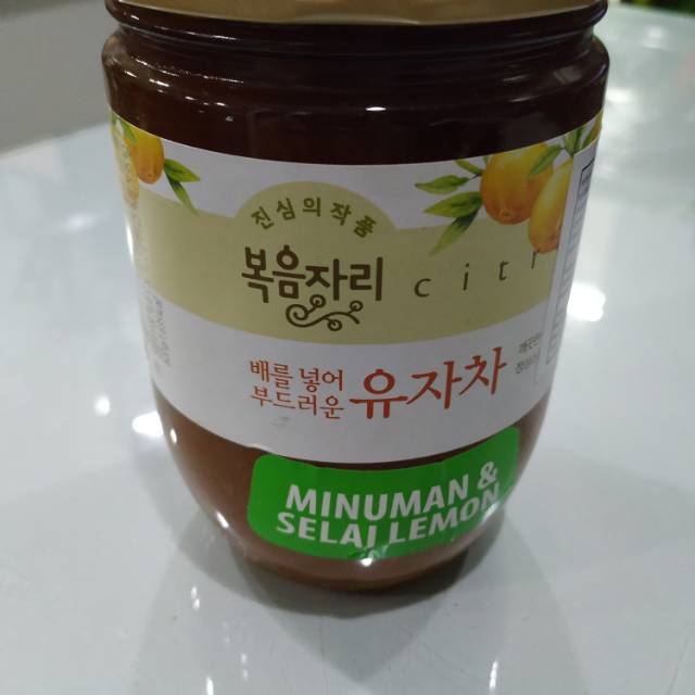 

Citron tea korea 620gr