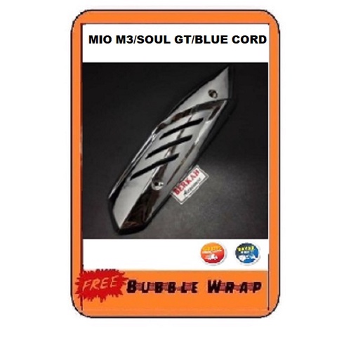 Cover knalpot mio m3 125 Soul gt 125 BLue core Tameng cover knalpot mio m3 / mio soul gt 125/ blue c