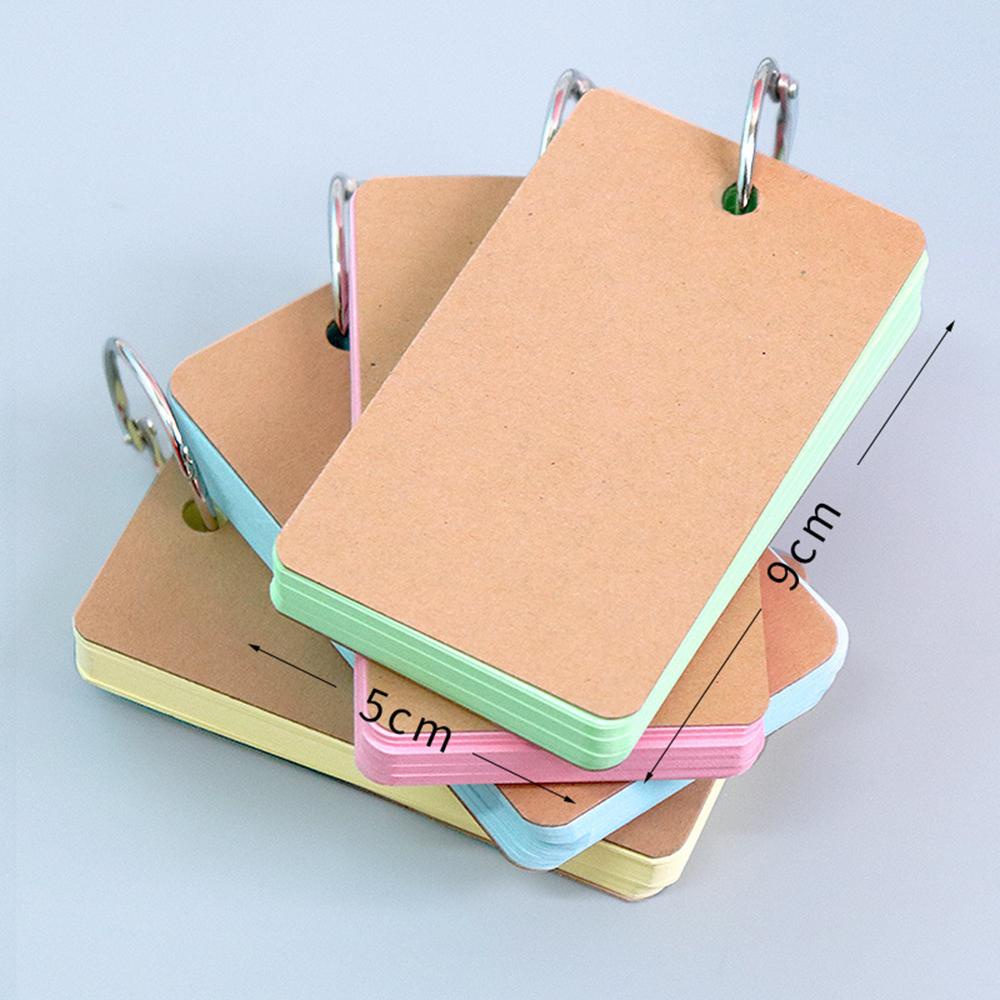 Agustina Blank Card Mini Buatan Sendiri Scrapbooking Buckle Binder Colorful Memo Pad