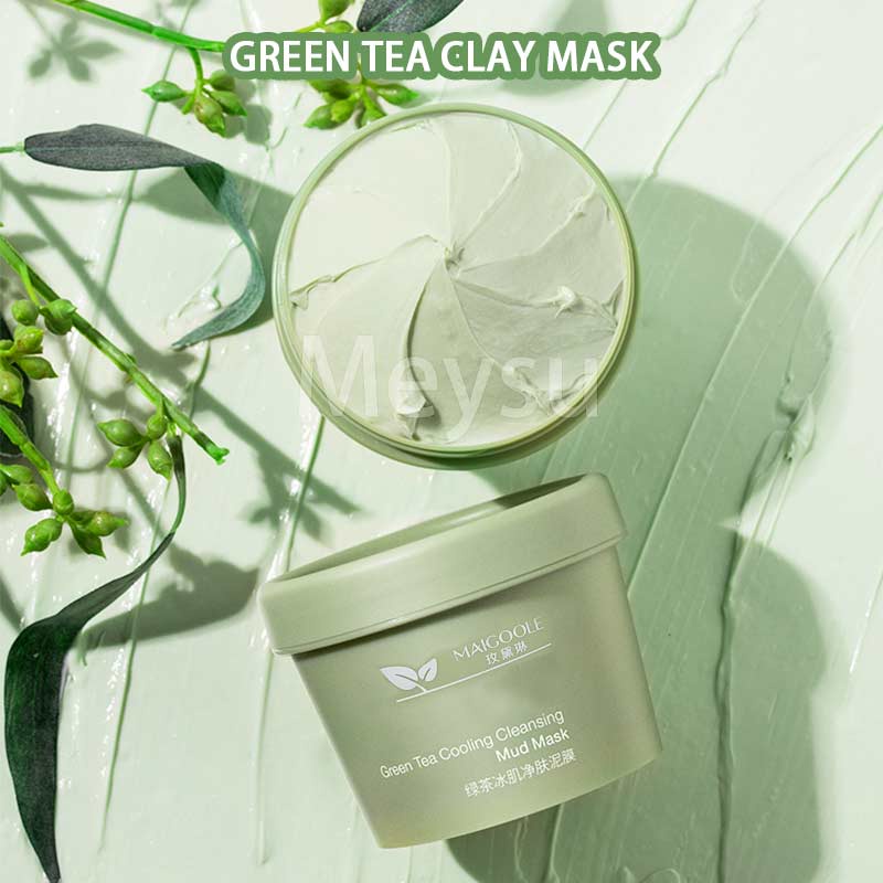 【BPOM】 Masker Wajah Green Tea Cleansing Clay Mask 100GR