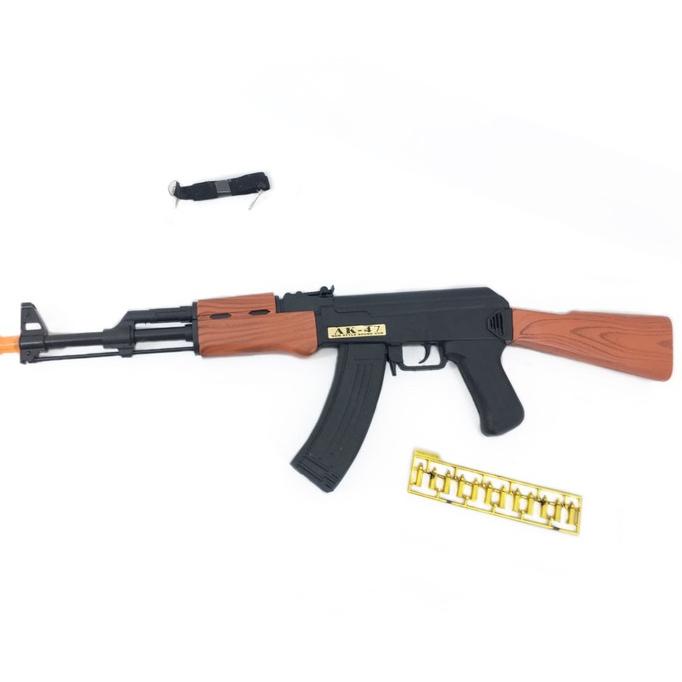 Jual Mainan Anak Senjata SWAT Ak47 Ak-47 Suara Nyala Shoot Gun Tembak ...