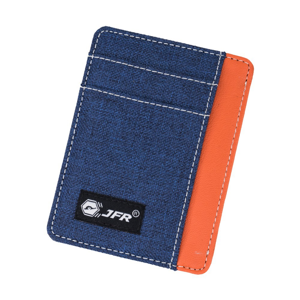 JFR Exclusive Fashion Dompet Kartu Pria Cowok Cowo Laki Laki Bahan Kulit Kanvas Distro Original