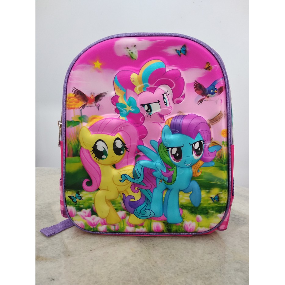 Tas ransel TK timbul kilap My Little Pony