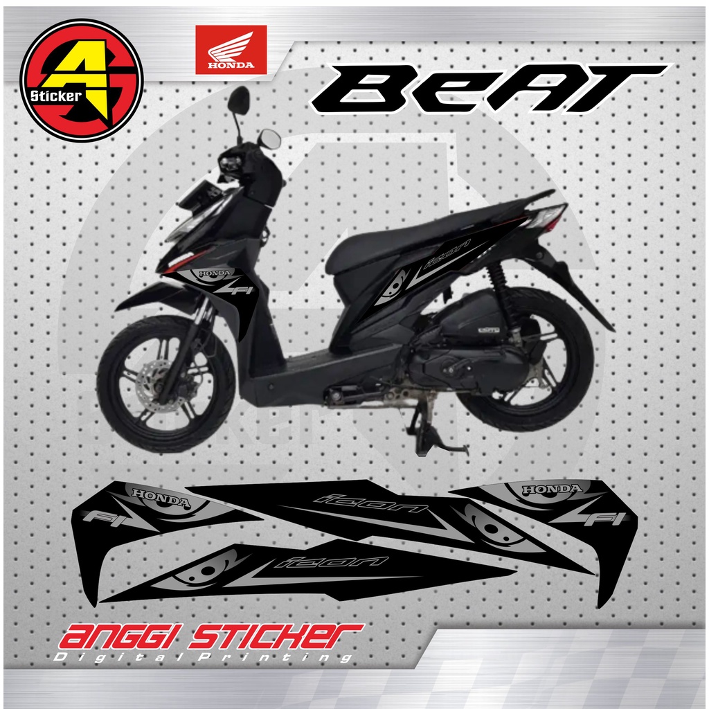 STRIPING STIKER MOTOR HONDA BEAT F1 / STRIPING VARIASI MOTOR HONDA BEAT F1