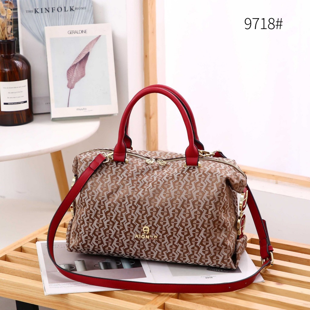 Tas Aigner Canvas 9718  TYU 79 84  batam impor original fashion branded reseller sale